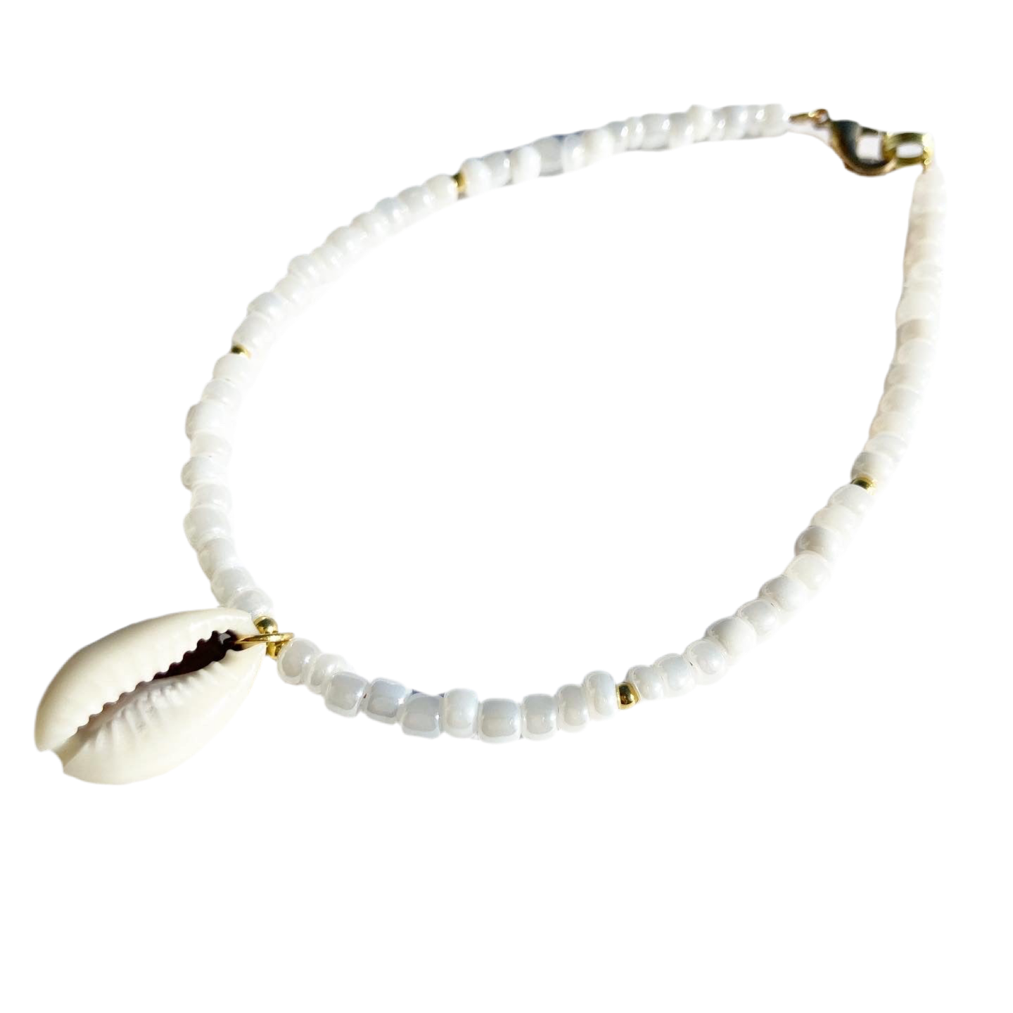 Simple Cowrie Shell Anklet