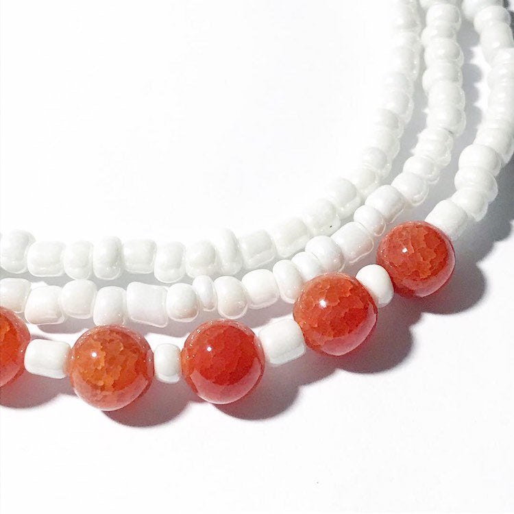 Carnelian- Sacral Chakra Waist Bead