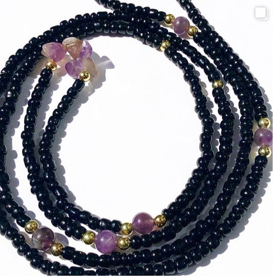 Amethyst Waist Bead