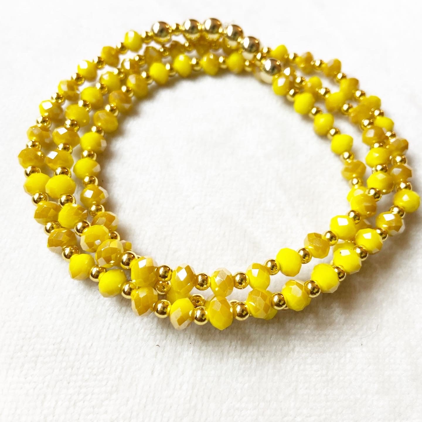 Lemon Crystal Waist Bead