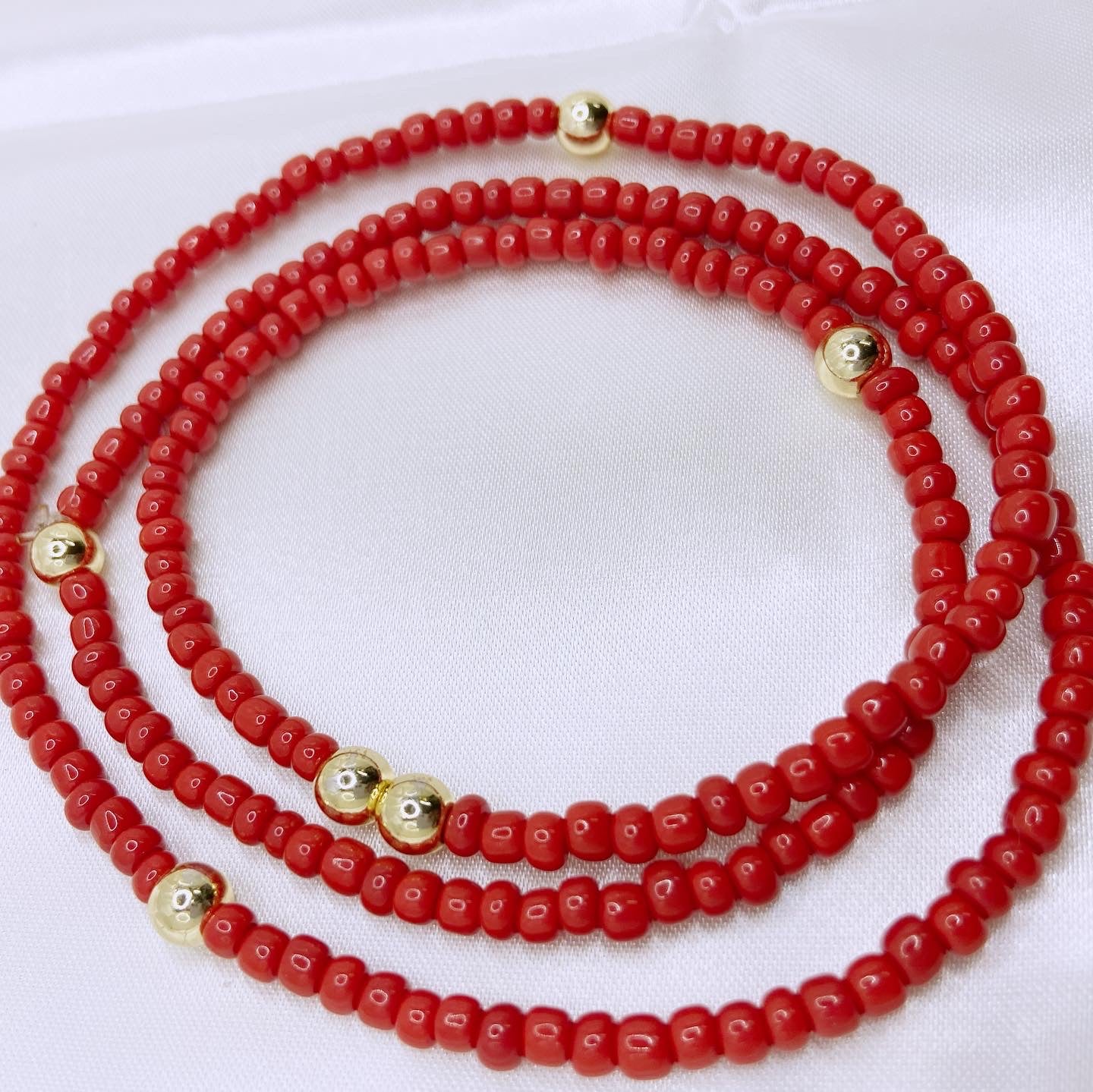 Cherry Root Stretch Waist Bead